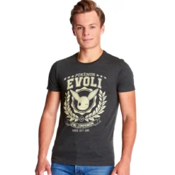 Pokemon - Evoli Loyal Companion T-Shirt grau