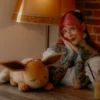 Pokemon - Evoli Plüsch Figur schlafend
