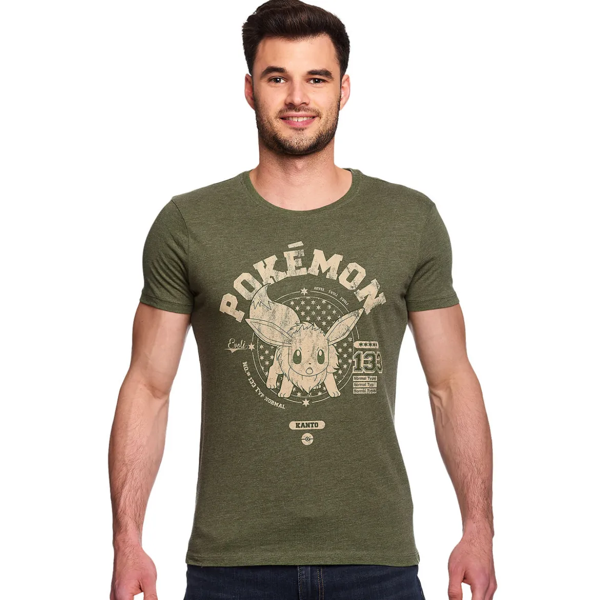 Pokemon - Evoli T-Shirt grün