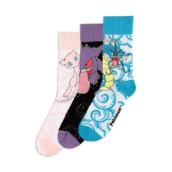 Pokemon - Gengar, Mew und Garados Socken 3er Set