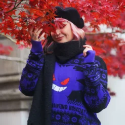 Pokemon - Gengar Strickpullover