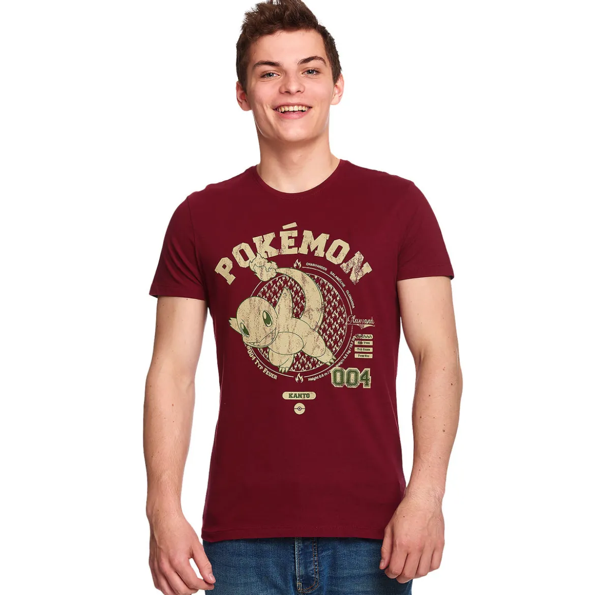 Pokemon - Glumanda T-Shirt rot