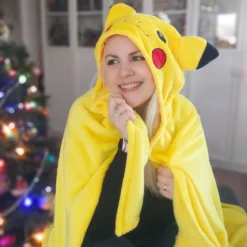Pokemon - Pikachu Decke mit Kapuze