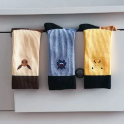 Pokemon - Pikachu, Evoli und Gengar Socken 3er Set