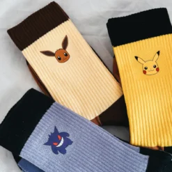 Pokemon - Pikachu, Evoli und Gengar Socken 3er Set