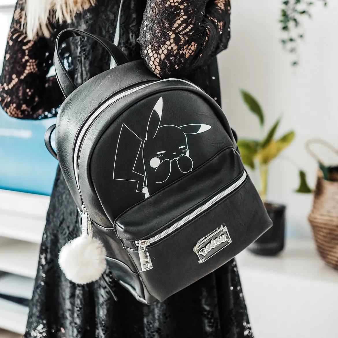 Pokemon - Pikachu Mini Ruckack schwarz