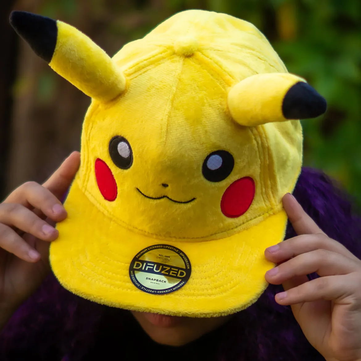 Pokemon - Pikachu Plüsch Snapback Cap