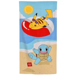 Pokemon - Pikachu & Schiggy Badetuch