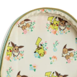 Pokemon - Pikachu und Evoli Floral Mini Rucksack