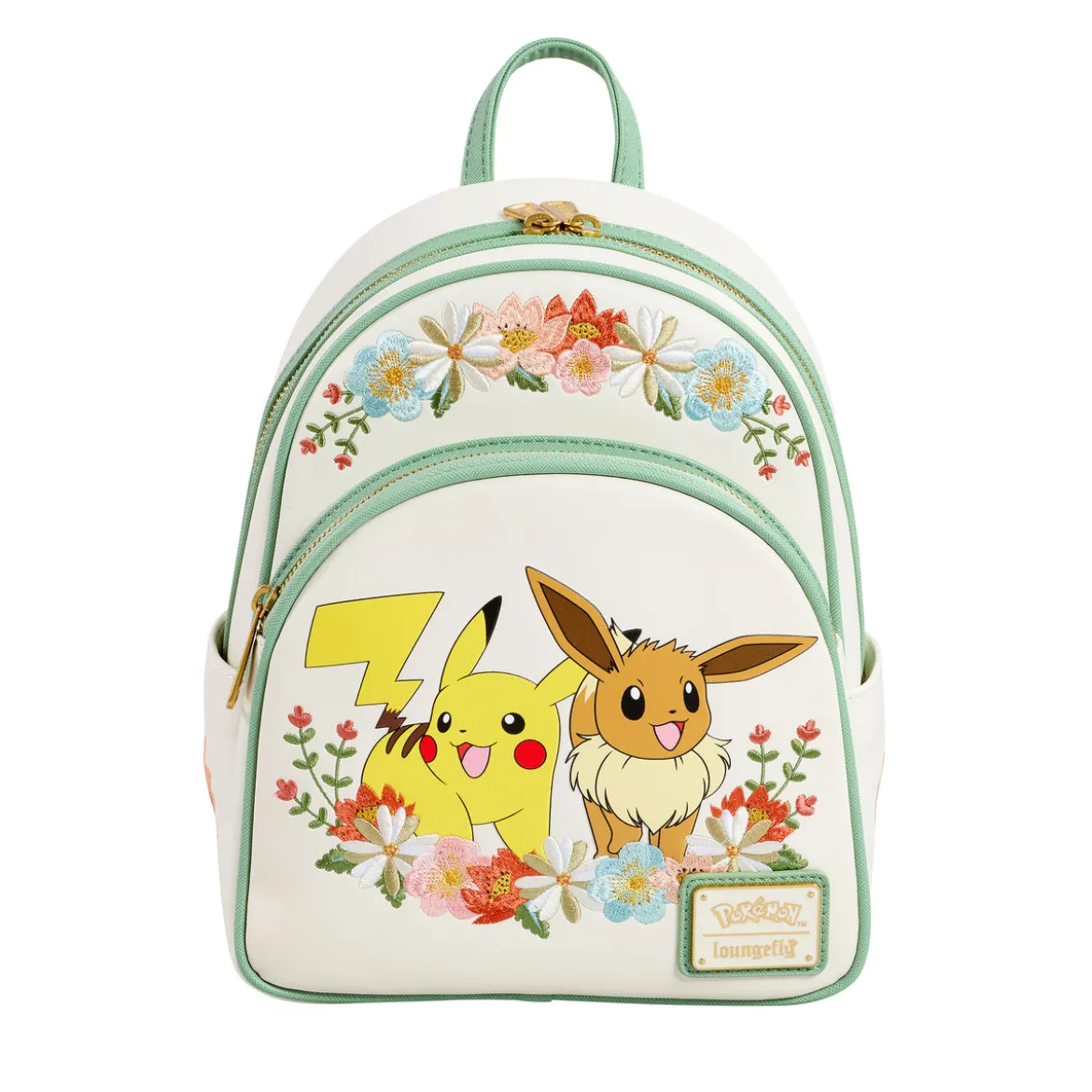 Pokemon - Pikachu und Evoli Floral Mini Rucksack
