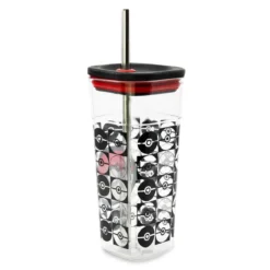Pokemon - Pokeball Becher mit Strohhalm