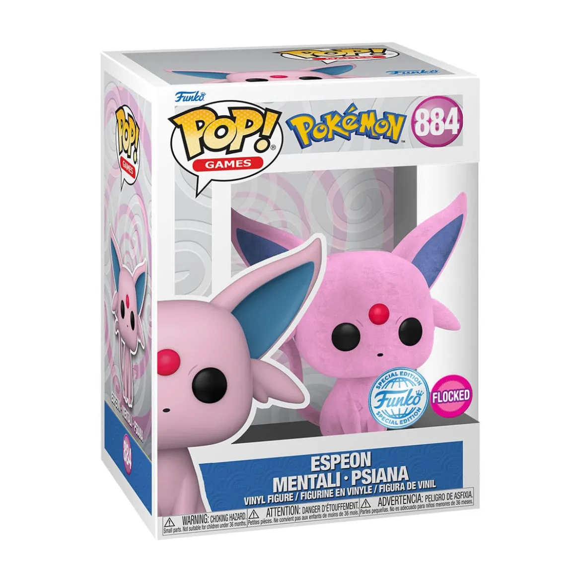Pokemon - Psiana Funko Pop Figur beflockt