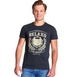 Pokemon - Relaxo Loyal Companion T-Shirt blau