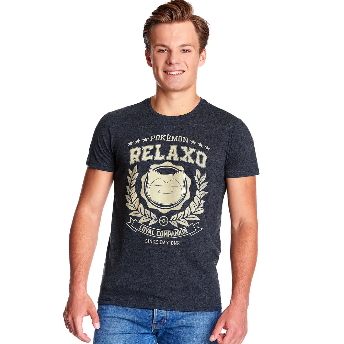Pokemon - Relaxo Loyal Companion T-Shirt blau