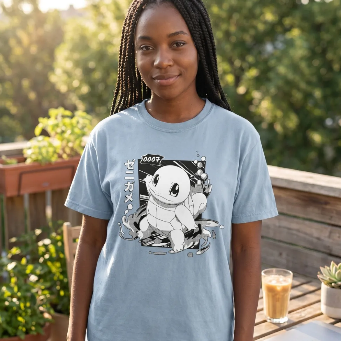 Pokemon - Schiggy Katakana Vintage T-Shirt