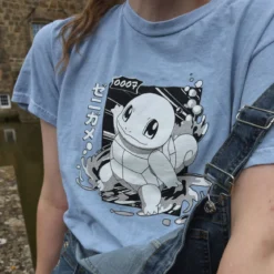 Pokemon - Schiggy Katakana Vintage T-Shirt
