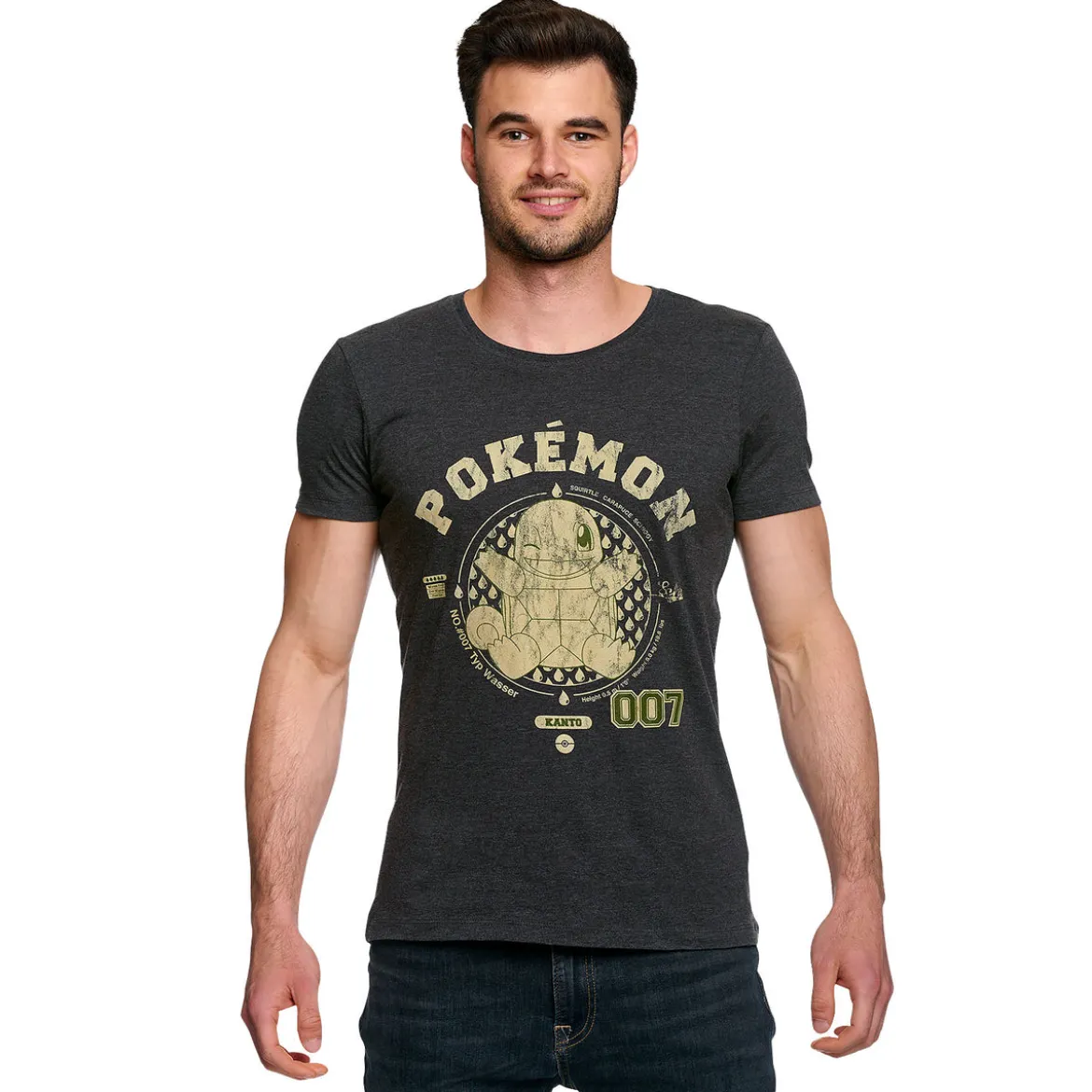 Pokemon - Schiggy T-Shirt grau