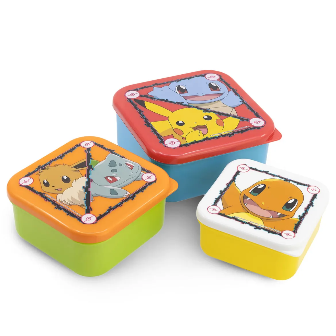 Pokemon - Starter Lunchbox 3er Set