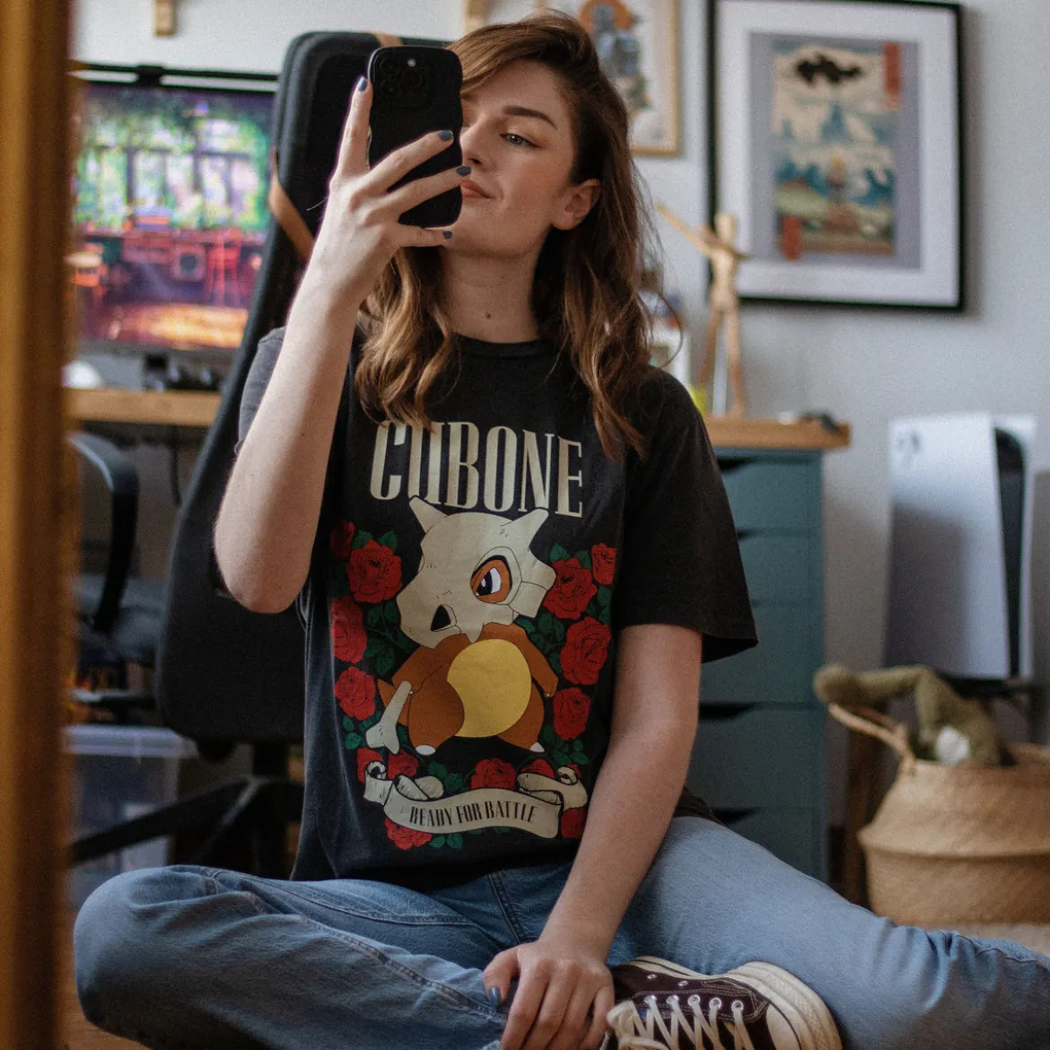 Pokemon - Tragosso T-Shirt grau
