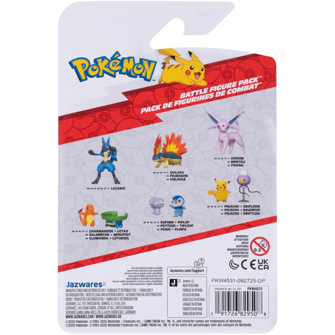 Pokémon Battle Figure Actionfiguren 2er-Pack Driftlon &
