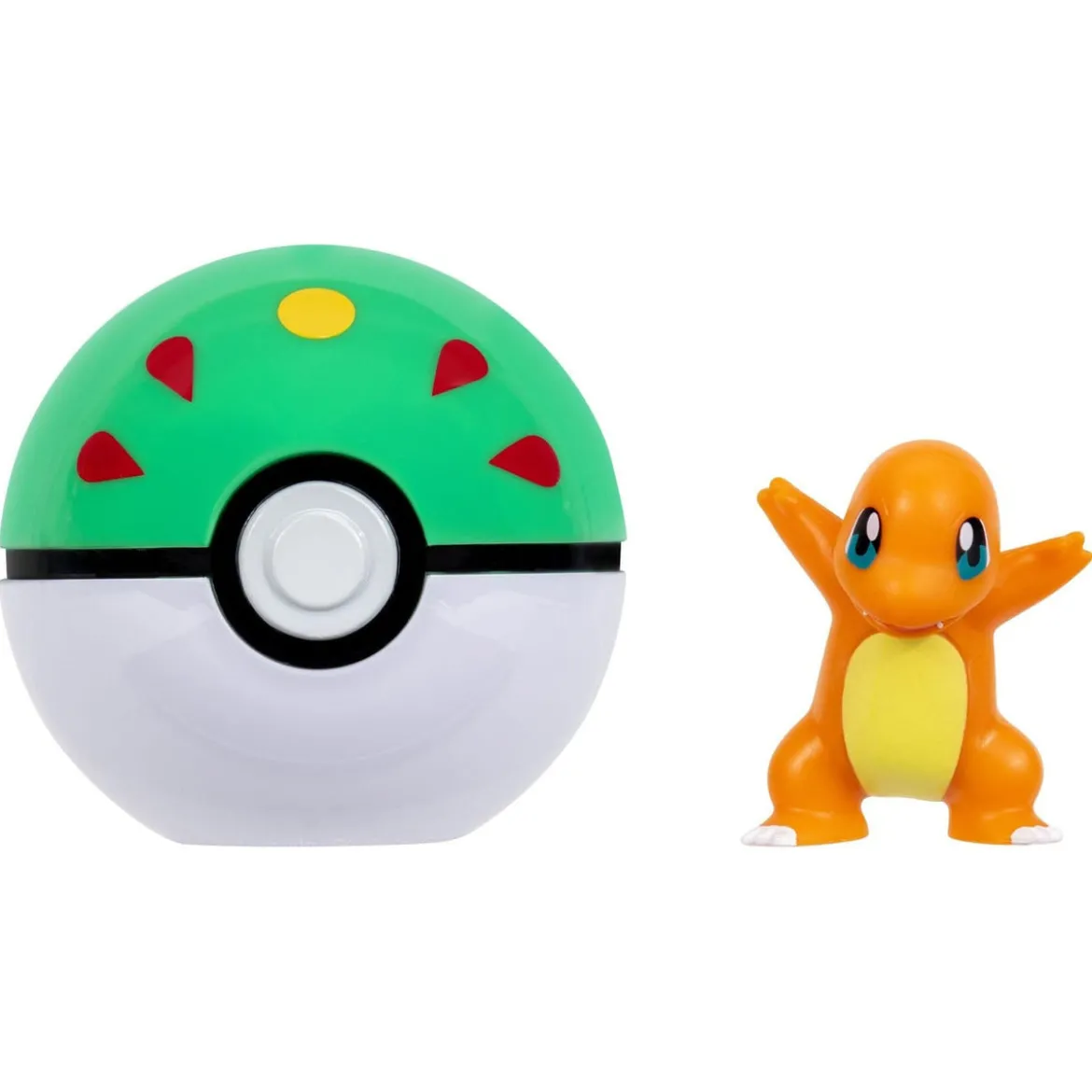Pokémon Clip 'n' Go Actionfigur Glumanda & Freundesball