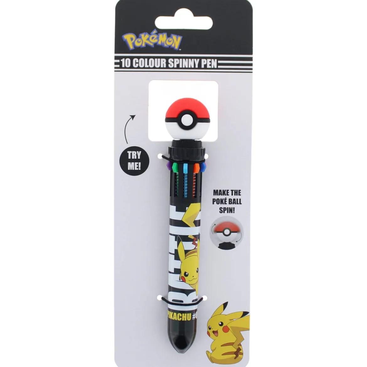 Pokémon Mehrfarbiger Stift Spinny Pokéball