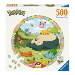 Pokémon Rund-Puzzle Blumige Pokémon (500 Teile)