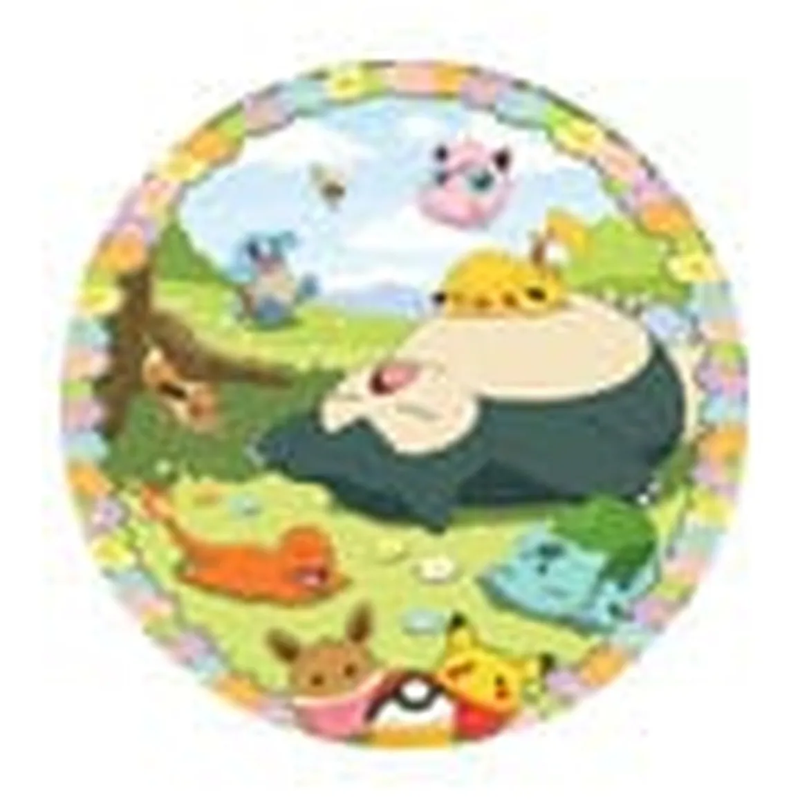 Pokémon Rund-Puzzle Blumige Pokémon (500 Teile)