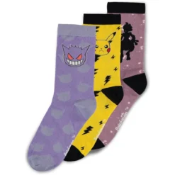 Pokémon Socken 3er-Pack Crew 39-42