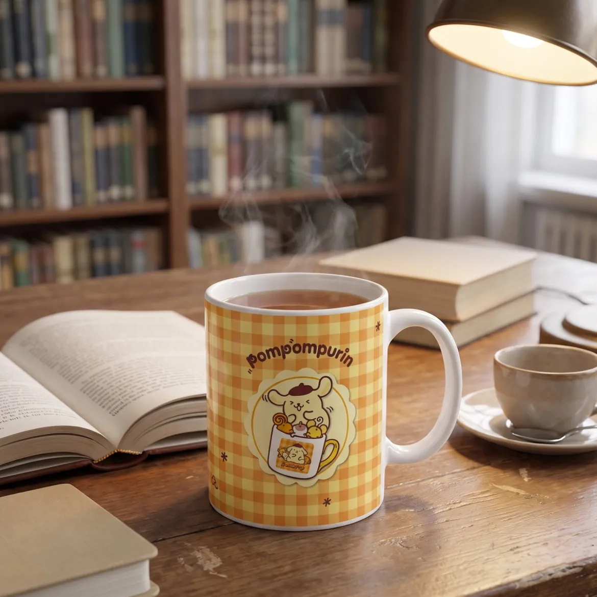 Pompompurin Squishy Cute Purin Tasse - Sanrio