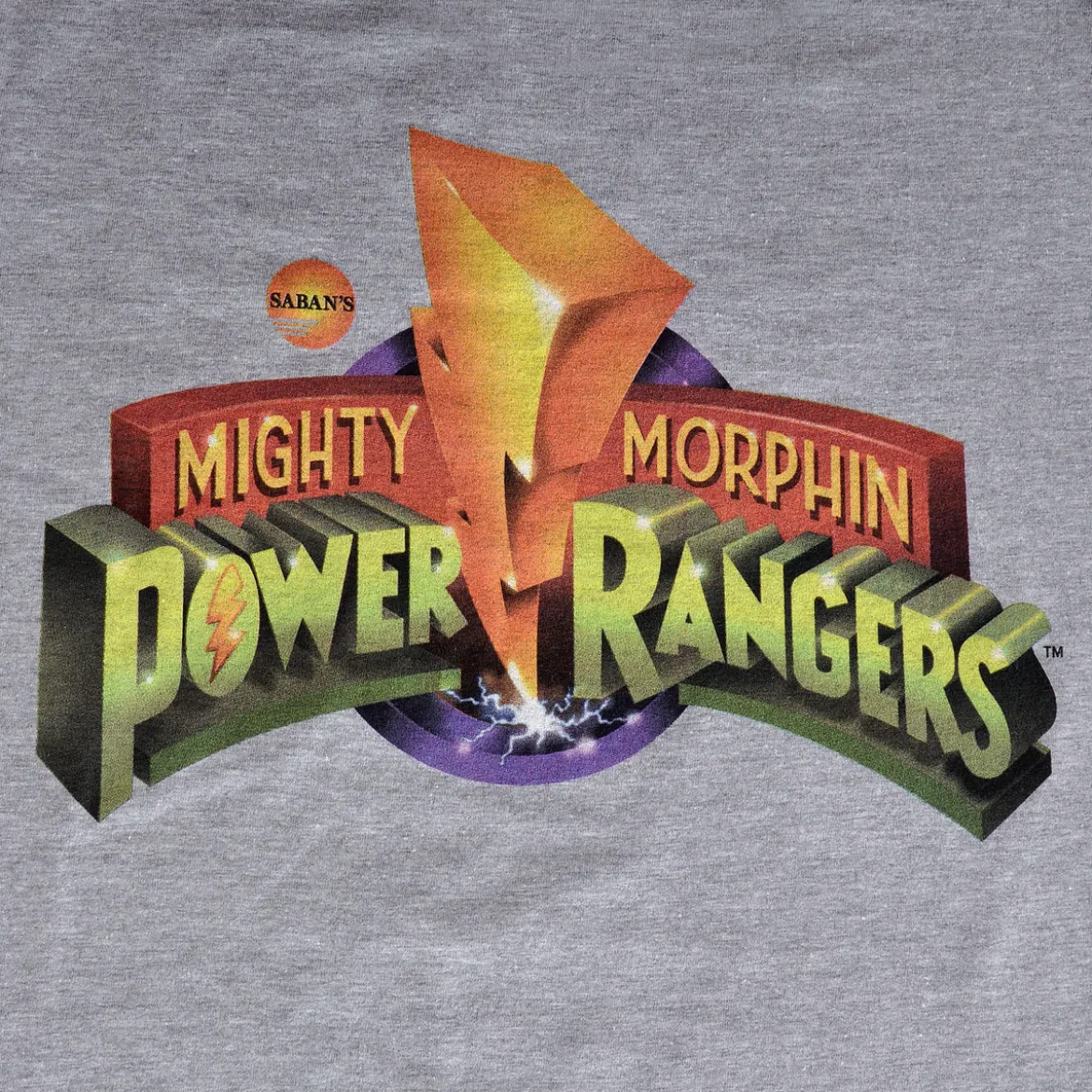 Power Rangers - Logo T-Shirt grau