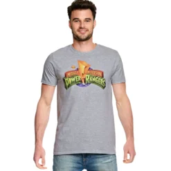 Power Rangers - Logo T-Shirt grau