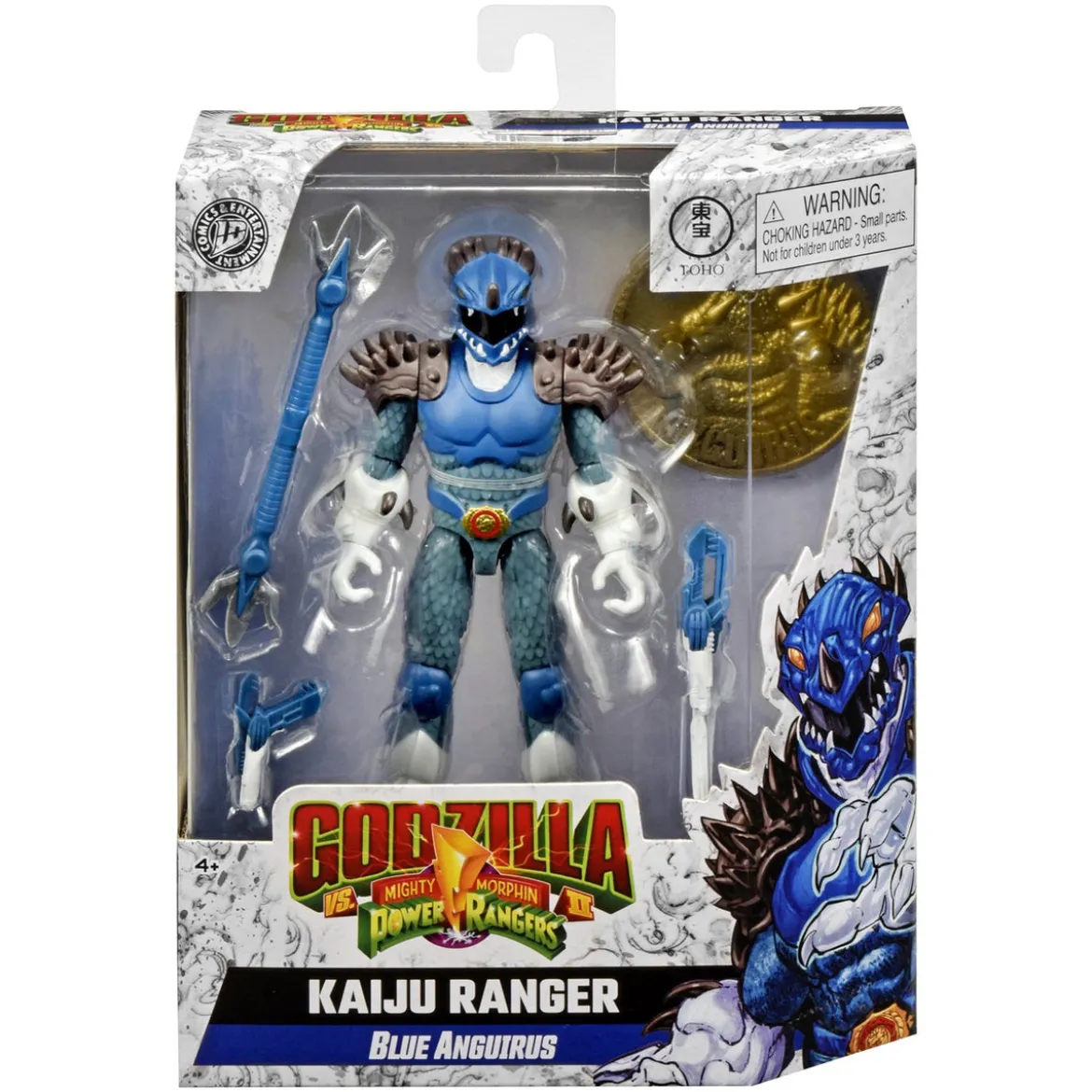 Power Rangers x Godzilla Actionfigur Blue Anguirus