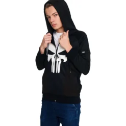 Punisher - Logo Kapuzenjacke schwarz