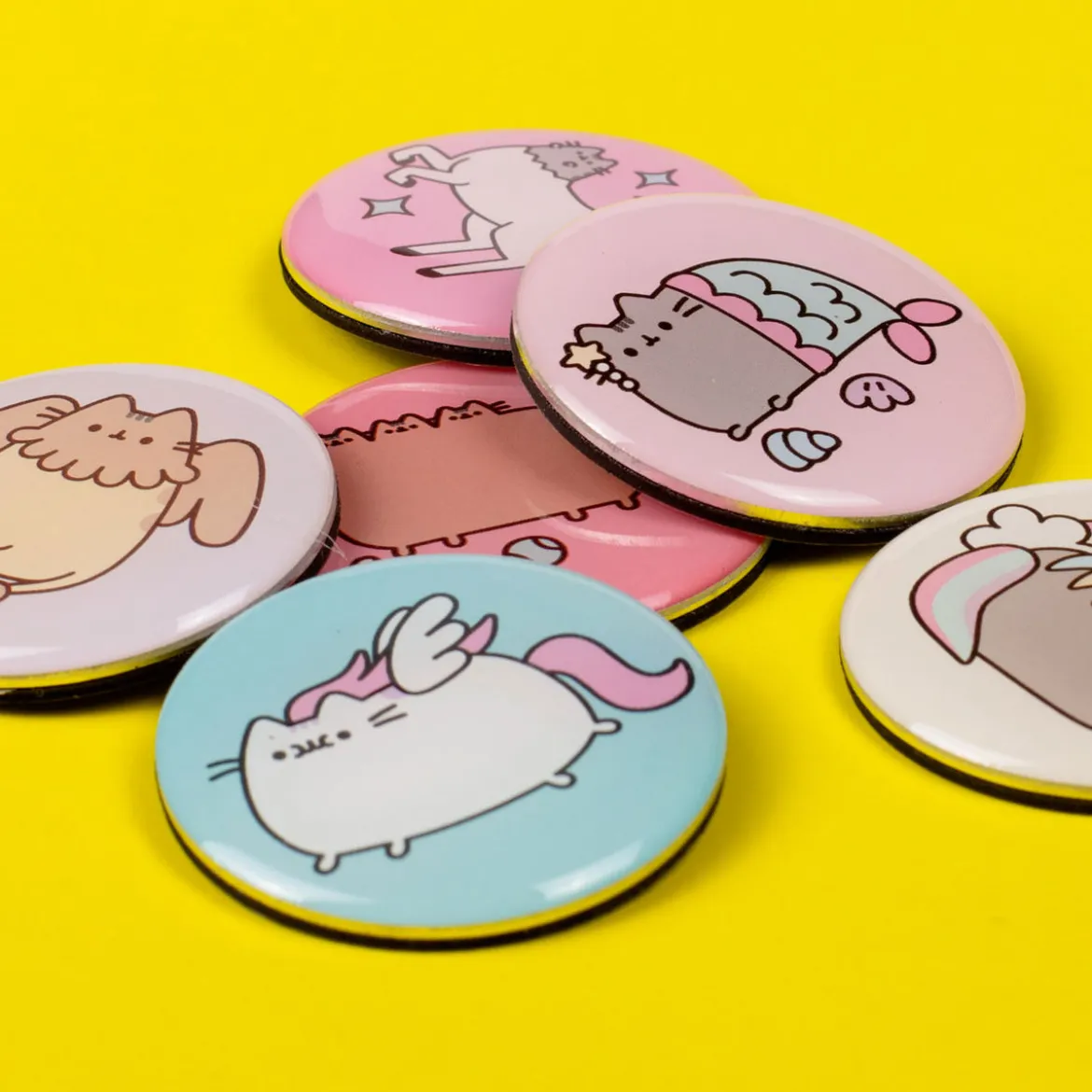 Pusheen - Button 6er Magnet-Set