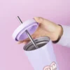Pusheen - Enjoy Every Day Trinkbecher mit Strohhalm