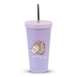 Pusheen - Enjoy Every Day Trinkbecher mit Strohhalm