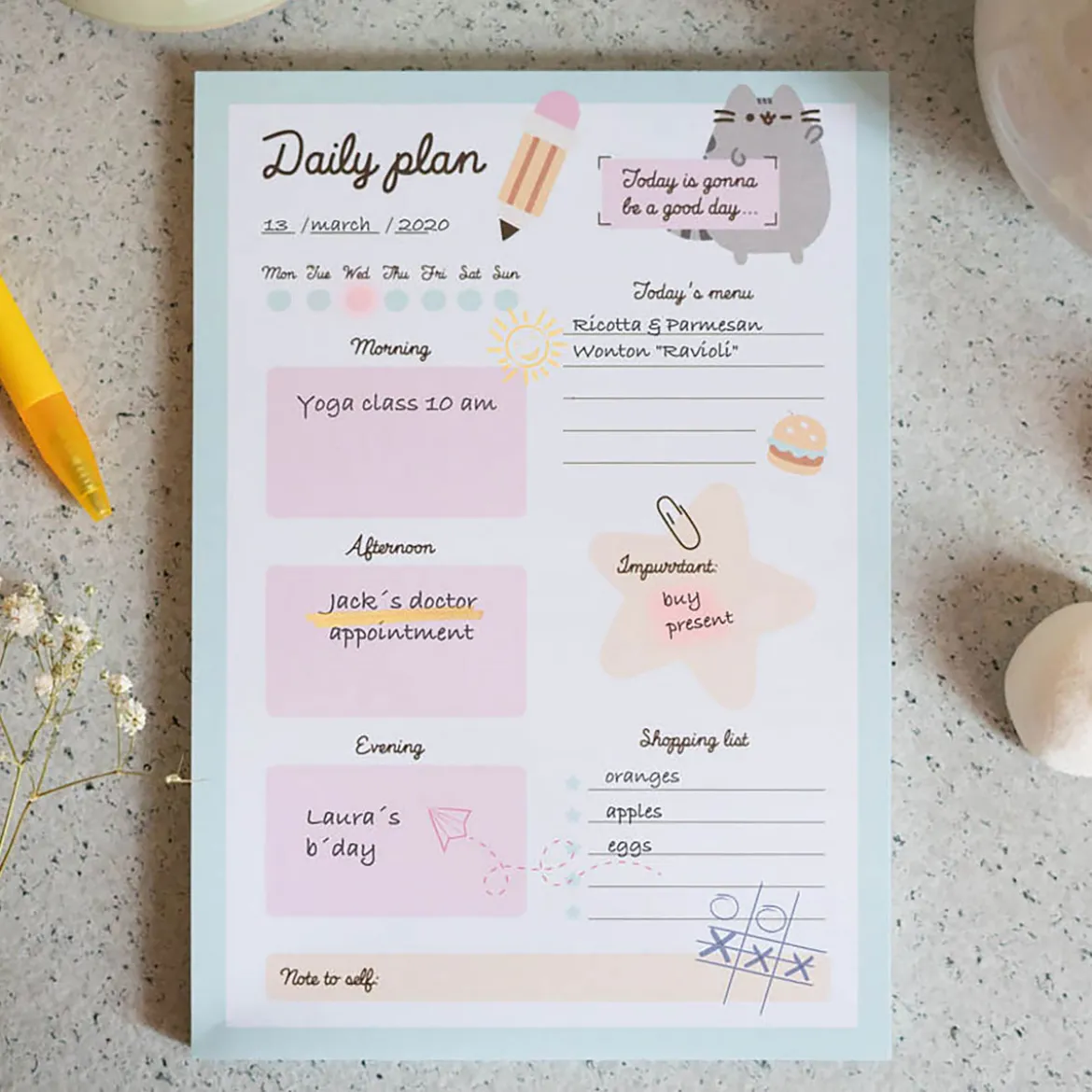 Pusheen - Good Day Tagesplaner