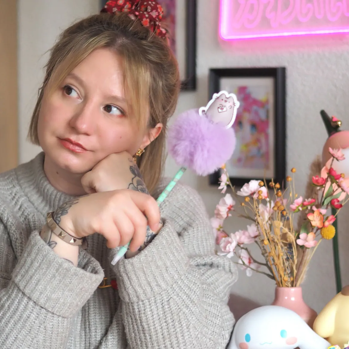 Pusheen - Kugelschreiber mit Pom Pom
