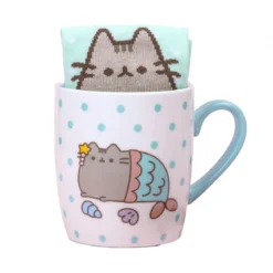 Pusheen - Mermaid Socken und Tasse