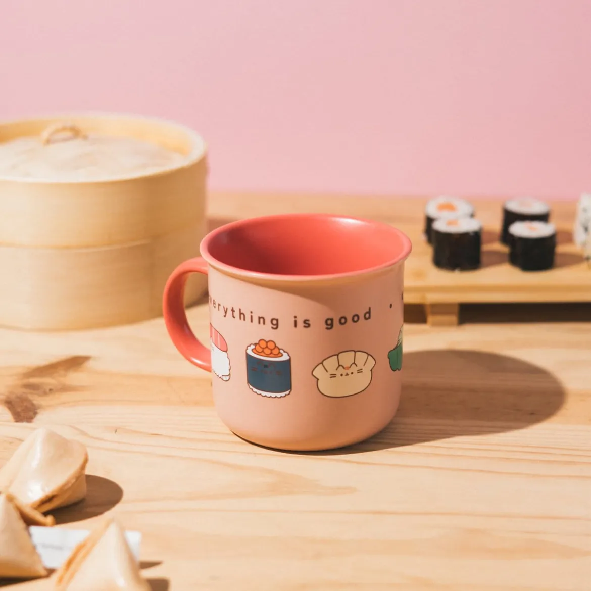 Pusheen Premium Tasse Sushi Roll 440 ml