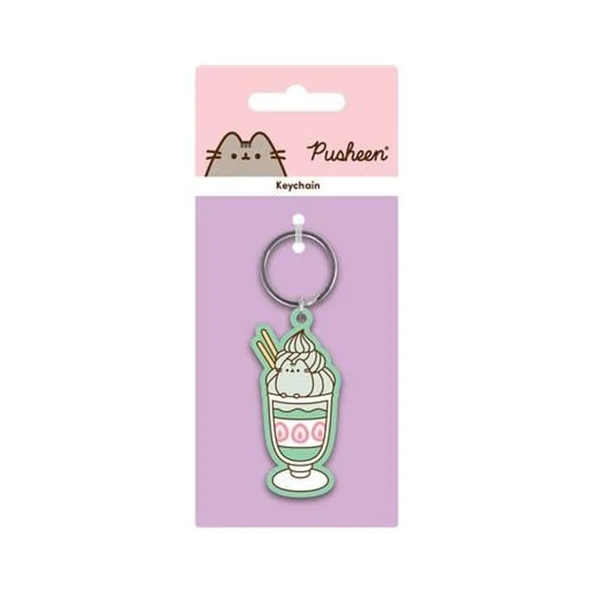 Pusheen PVC Schlüsselanhänger Matcha