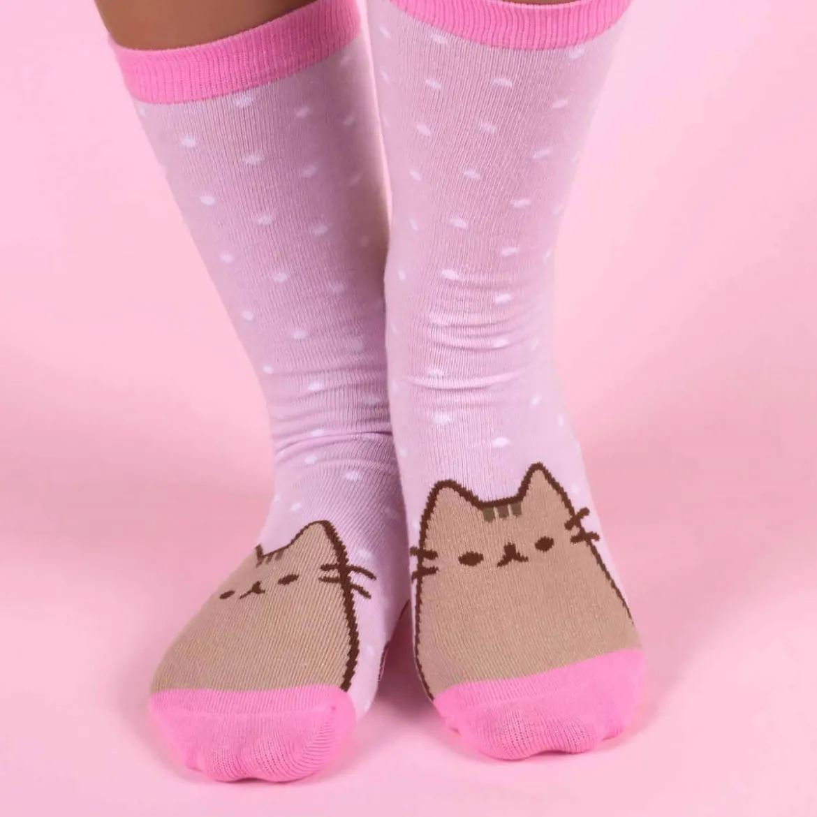Pusheen - Rainbow Socken und Tasse