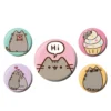 Pusheen - Says Hi Button 5er Set