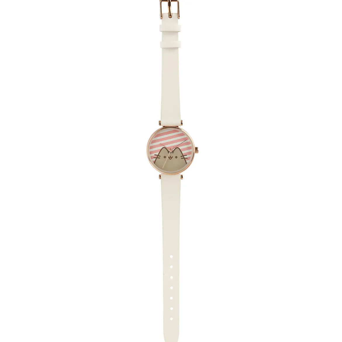 Pusheen - Stripes Uhr weiß