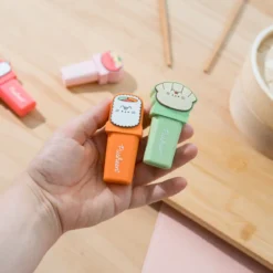 Pusheen Textmarker mit Topper Sushi Roll 4er Set