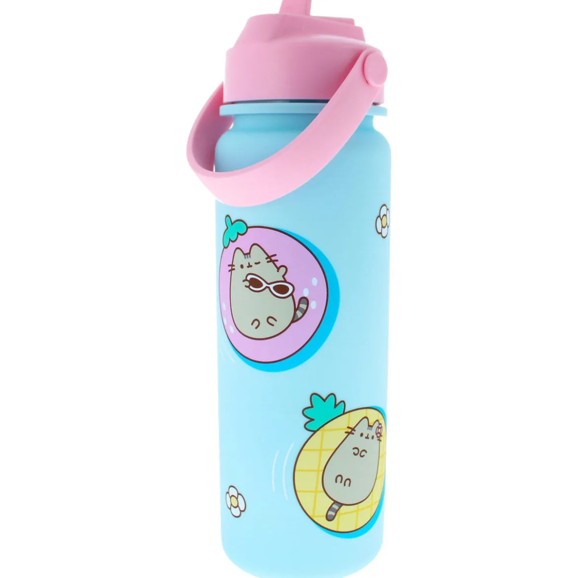 Pusheen Trinkflasche Flip Top By The Pool Blau