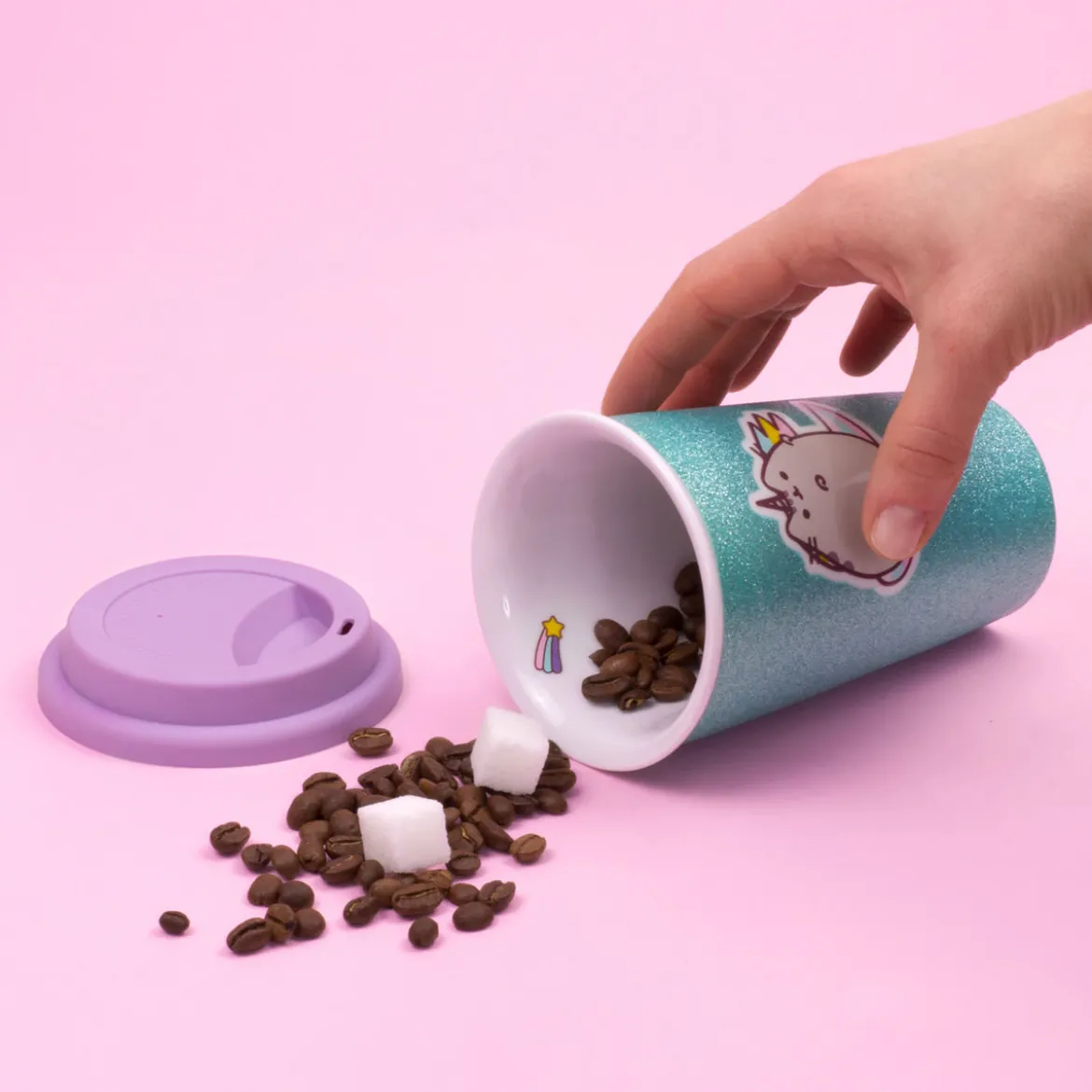 Pusheen - Unicorn Glitter To Go Becher