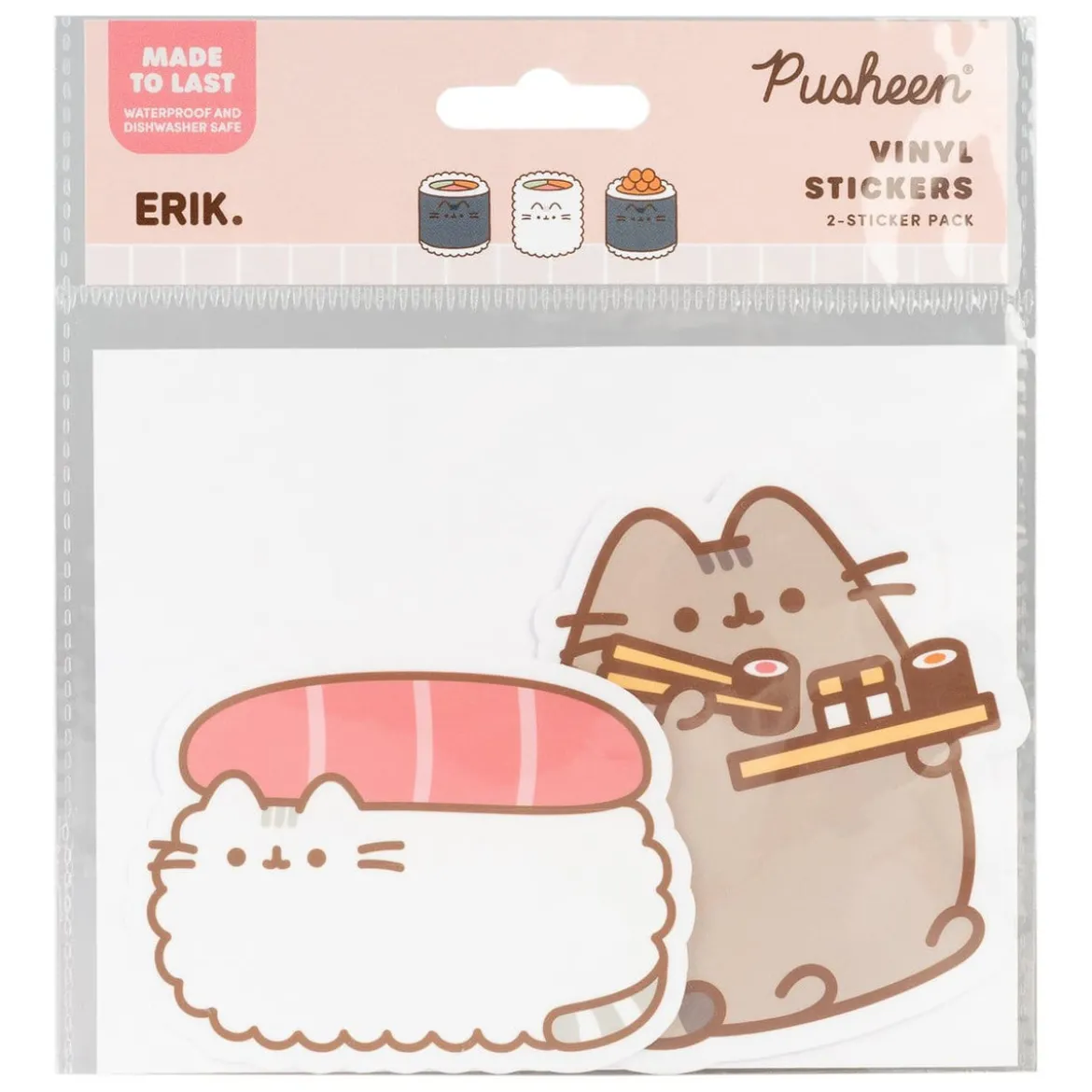Pusheen Vinyl-Sticker Sushi Roll Vol. 1 2er Set