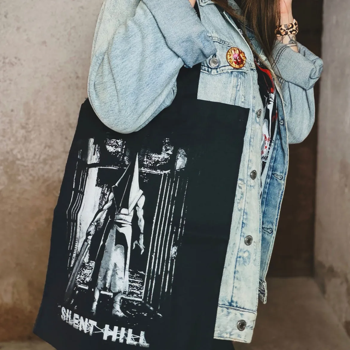 Pyramid Head Jutebeutel für Silent Hill Fans